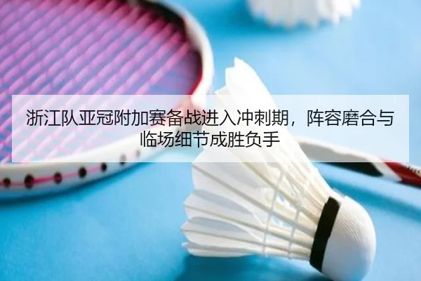 浙江队亚冠附加赛备战进入冲刺期，阵容磨合与临场细节成胜负手